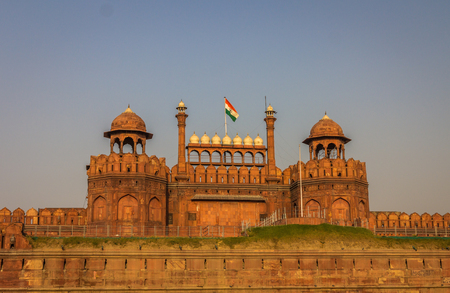 Red fort in Delhi Indiaのeditorial素材
