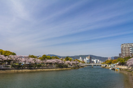 River in Hiroshimaのeditorial素材
