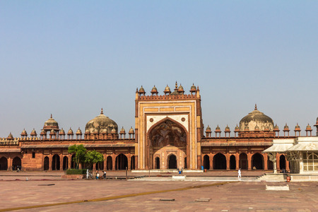 Mosque Fatehpur Sikri in Indiaのeditorial素材