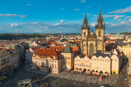 Prague Old town Squareの写真素材