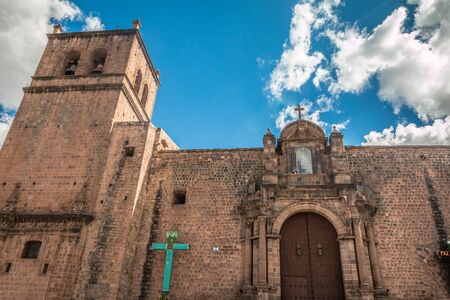 San Vicente Church in Cusco Peruの写真素材