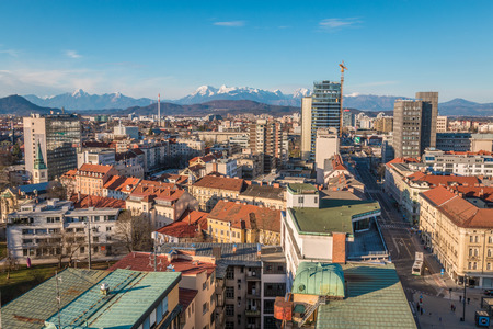 Ljubljana Sloveniaの写真素材
