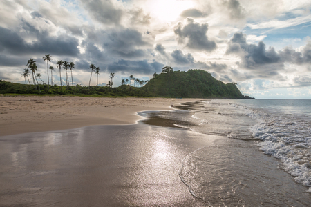 Nacpan beach El Nidoの写真素材