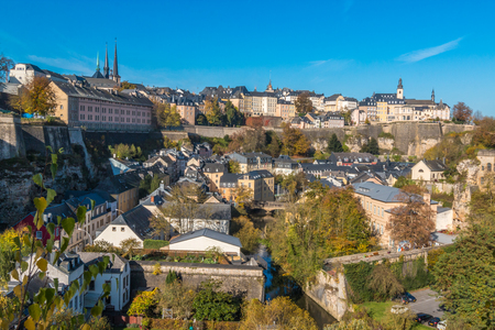 View of Luxembourg cityの写真素材