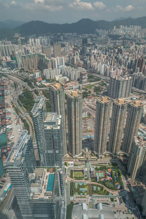 Nice view of Hongkongの写真素材