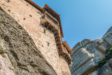The monasteries of Meteora Greeceの写真素材