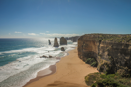 The Twelve Apostles in Great ocean road Australiaの写真素材
