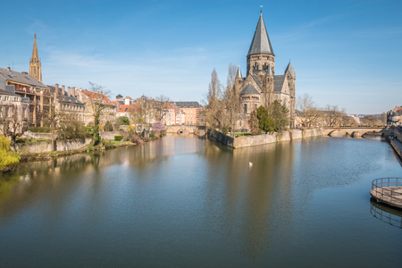 Temple Neuf in Metz Franceの写真素材