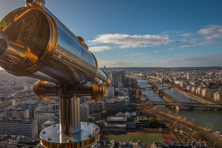 Panoramic view of Parisの写真素材