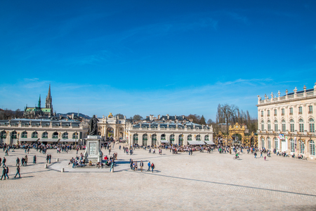 Stanislas Square in Nancy Franceの写真素材