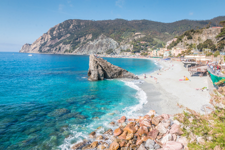 Beach in Cinque Terreの写真素材