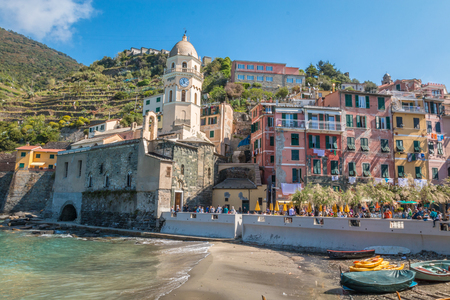 Vernazza Cinque Terre Italyの写真素材