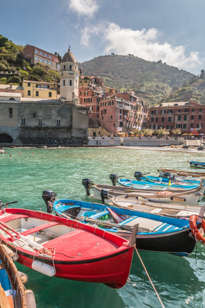 Vernazza in Cinque Terreの写真素材