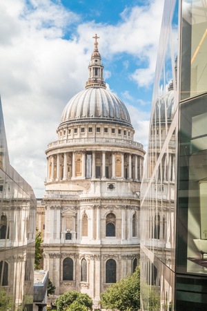 Saint Paul Cathedral in Londonの写真素材