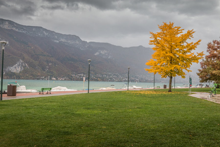 Lake Annecyの写真素材