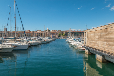 Old port of Marseille Franceのeditorial素材