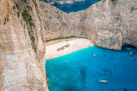 Navagio Shipwreck Greeceの写真素材