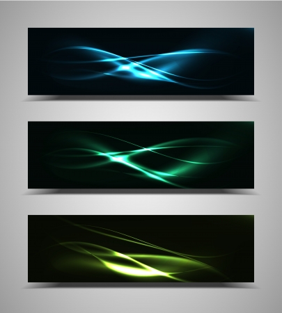 abstract web bannerのイラスト素材