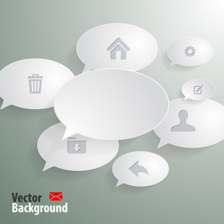 bubble speech backgroundのイラスト素材