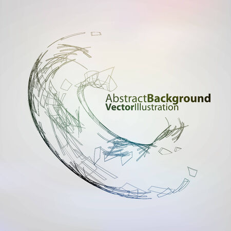 Abstract Background Vectorのイラスト素材
