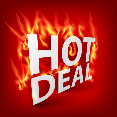 Fiery Big saleのイラスト素材