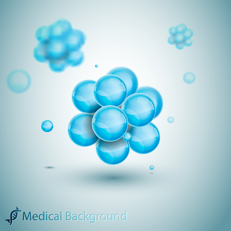 medical infographic elementsのイラスト素材