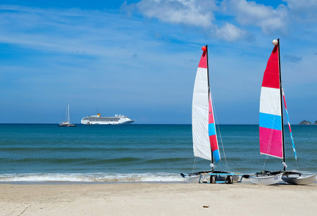 sailboat on beach