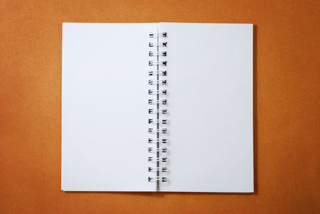 Blank Spiral Notepadの写真素材