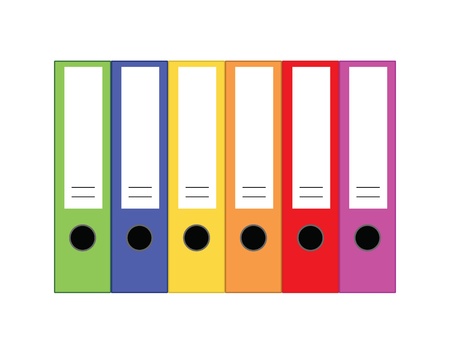 Office Folders のイラスト素材