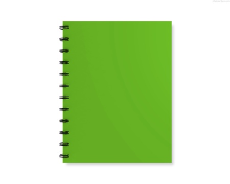 Green book backgroundの写真素材