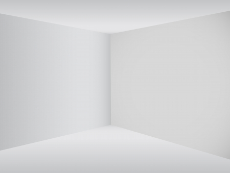 Empty corner in the roomのイラスト素材