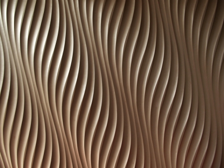  Abstact wave curve pattern on wall backgroundの写真素材