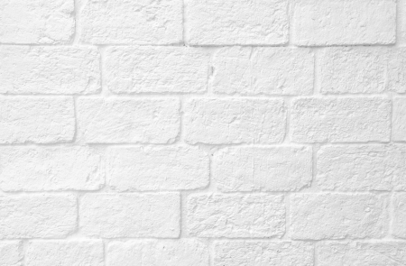 Texture of white brick wallの写真素材