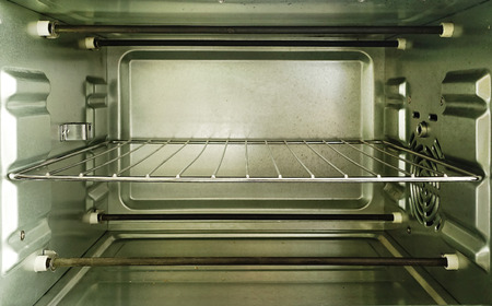 The inside of a oven backgroundの写真素材