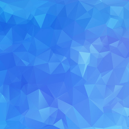 Abstract triangle blue texture background
