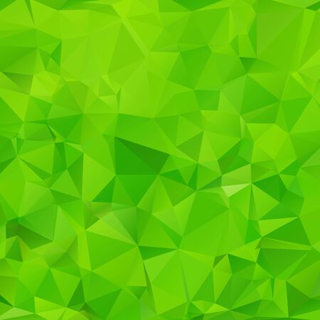 Abstract green polygon triangle backgroundの写真素材