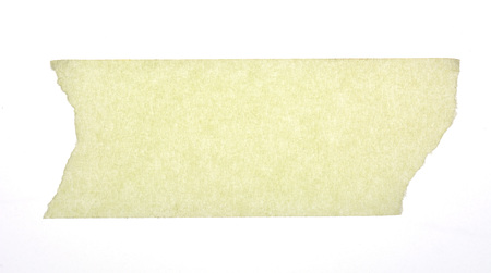 Close up of an adhesive tape on white backgroundの写真素材