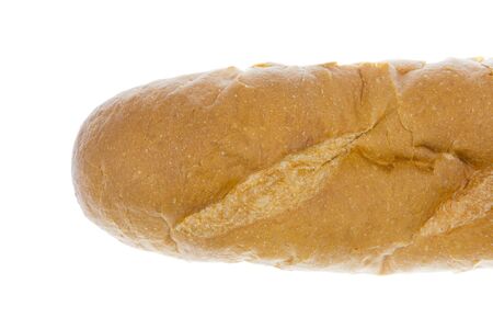 French bread isolate on white backgroundの写真素材