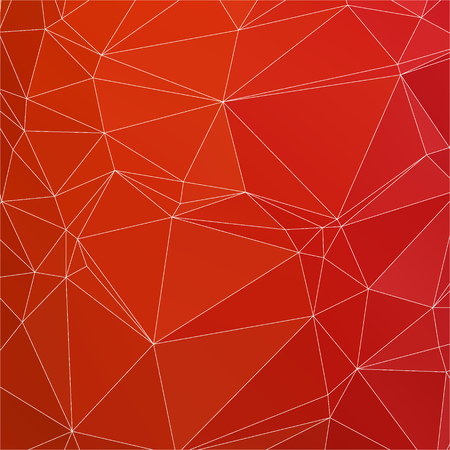 Abstract red polygon texture backgroundのイラスト素材