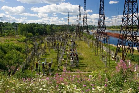 power station voltage electric substation