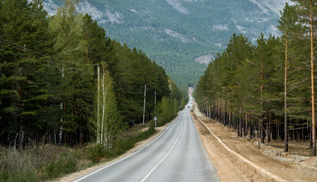 Road to the resortの写真素材