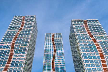 Buildings in modern architectureの写真素材