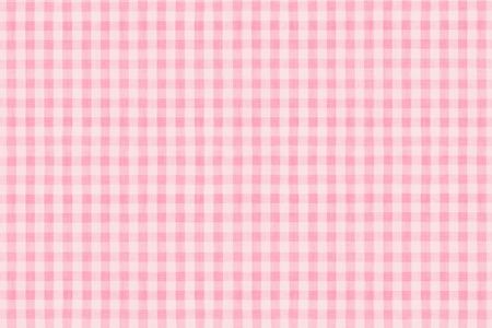 a background texture of pink plaid fabricの写真素材