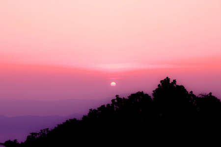 Sunset at Phetchaboon, Thailand