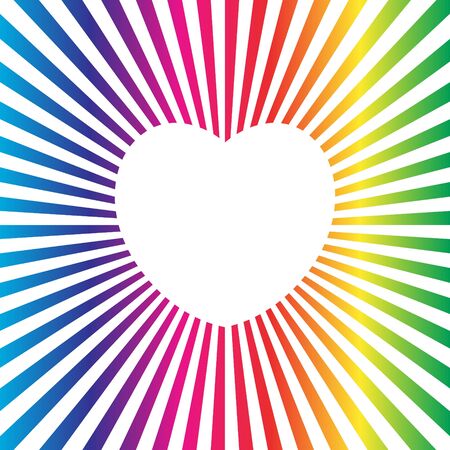 Heart Border for any purpose!のイラスト素材