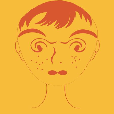 funny faceのイラスト素材