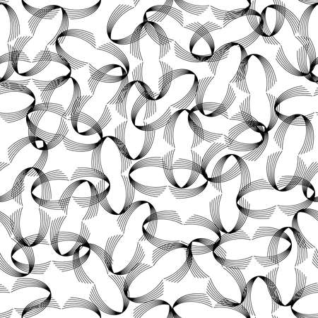 Retro black and white seamless backgroundのイラスト素材