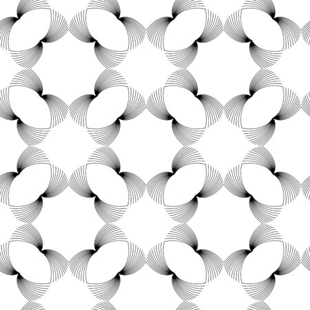 Retro black and white seamless backgroundのイラスト素材