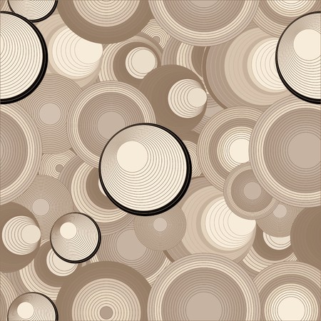 Retro circles seamless backgroundのイラスト素材