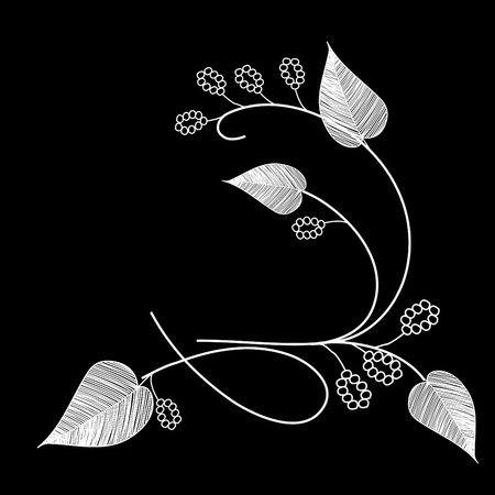 Stylish leaf backgroundsのイラスト素材